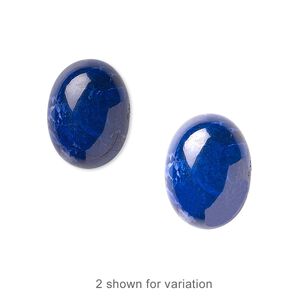 Howlite 1pkg6, calibrated oval cab 16x12mm
