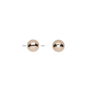 Bead 1pkg20 14Kt rose gold-filled, 6mm round