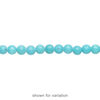 Magnesite 1pkg1, round bead 15.5-16 inch 3mm image number 1