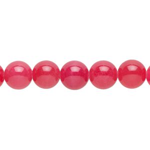 Quartz 1pkg1, round bead 15 inch 7-9mm