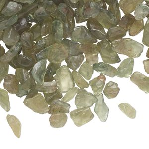 Green apatite 1pkg1oz, undrilled inlay chip natural mini