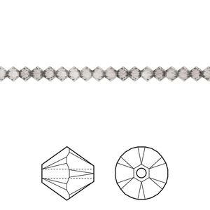 Bead 1440pk greige, Swarovski&reg; 3mm XILION bicone 5328