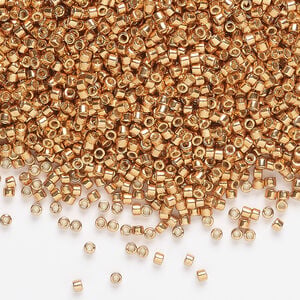 Seed bead, Miyuki Delica&reg; 1pkg250g glass, #11 round, Duracoat&reg; opaque galvanized muscat (DB-1836)