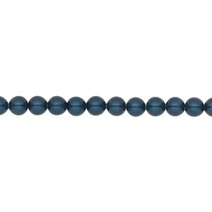 Pearl 500pk petrol, Swarovski&reg; 4mm round 5810