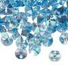 Drop 144pk aquamarine shimmer, Swarovski&reg; 8mm pendant mini disk 6428 image number 1