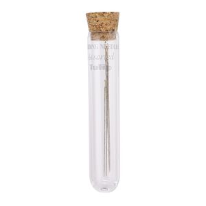 Needle, Tulip, nickel- and gold-plated steel, assorted sizes and lengths. Sold per pkg of 4.
