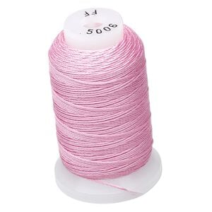 Thread, Purely Silk&trade;, strawberry pink, size FF. Sold per 115-yard spool.