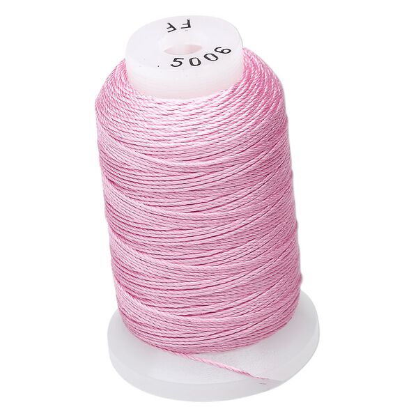 Thread, Purely Silk&trade;, strawberry pink, size FF. Sold per 115-yard spool. image number 0