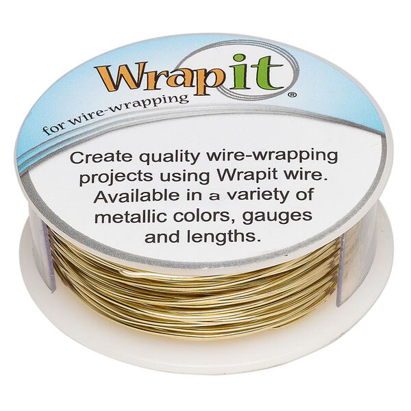 Wire, Wrapit&reg; 1pkg0.25lb jeweler's bronze, dead-soft, round, 20 gauge, approximately 80 feet/24m. image number 0