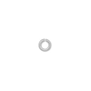 Jump ring, sterling silver-filled, 6mm round, 4.2mm inside diameter, 18 gauge. Sold per pkg of 500.
