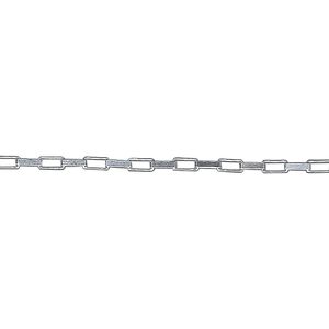 Chain 1pkg1 sterling silver box, 1.5mm long / mixed clasp, Gossamer&trade; 18 inch