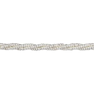 Bead 1pkg1 sterling silver, 1mm tube, 8 inch Hill Tribes