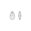Drop 1pkg96 Persian red TCF&trade;, Swarovski&reg;, 22x13mm pendant pear 6106 image number 1
