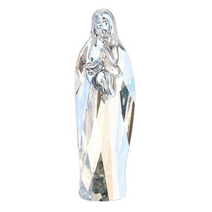 Fancy stone 1pk crystal moonlight foil back, Crystal Passions&reg; 40x12.5mm Virgin Mary 4973