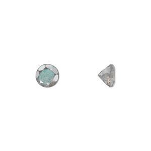 Labradorite 1pkg1, hand-cut faceted round gem natural 6mm