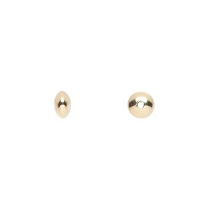 Bead 1pkg10 14Kt gold-filled, 6x3mm saucer