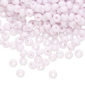 Seed bead, Preciosa Ornela Czech glass, pkg/50g, #6 rocaille, opaque pink, (73420).