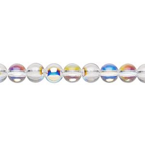 Bead 360pk crystal AB, Swarovski&reg; 6mm globe 5028/4