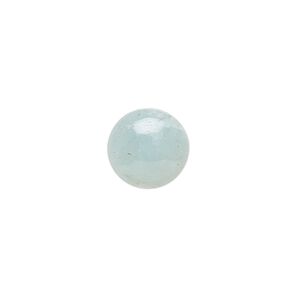 Aquamarine 1pkg1, hand-cut calibrated round cab 12mm