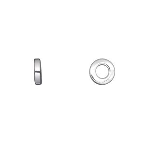 Jump ring 1pkg2 sterling silver, 8mm soldered closed round / square wire, 12 gauge / 3.8mm inside diameter