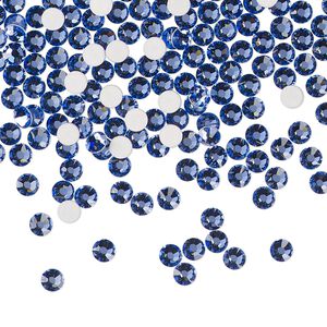 Flat back 144pk blue violet foil back, Preciosa MAXIMA Czech crystal rhinestone 3-3.2mm chaton rose round SS12