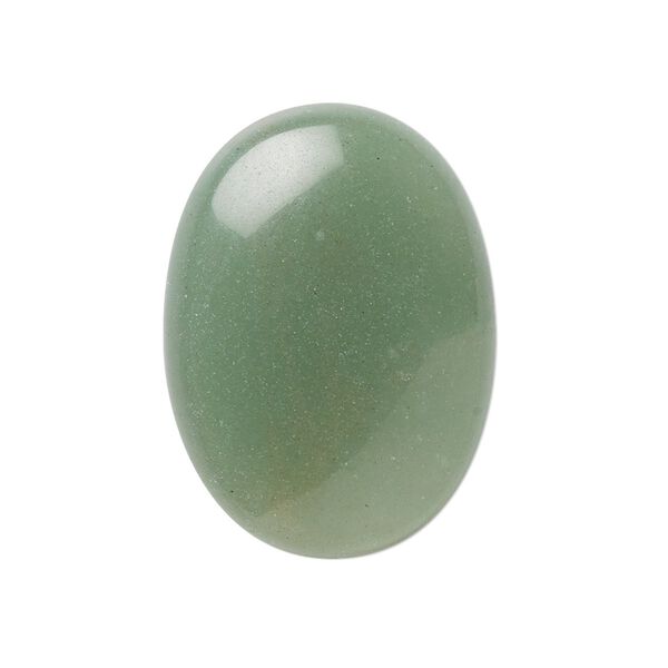 Green aventurine 1pkg2, calibrated oval cab natural 30x22mm image number 0