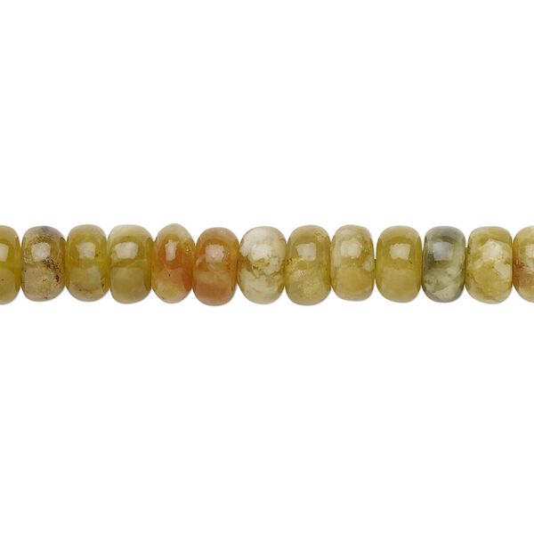 Red serpentine 1pkg1, rondelle bead B grade, 15.5-16 inch 6x4mm image number 0
