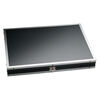 Display case, aluminum / acrylic / glass, black, 14 x 10-1/4 x 1-3/4 inches. Sold individually. image number 0