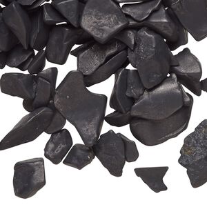 Shungite 1pkg1oz, undrilled inlay chip natural mini