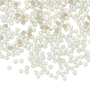 Flat back 1440pk chrysolite opal foil back, Preciosa MAXIMA Czech crystal rhinestone 2.1-2.3mm chaton rose round SS7