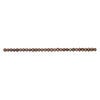 Freshwater pearl 1pkg1, semi-round, 14 inch antique purple bronze peacock 7-10mm cultured image number 1