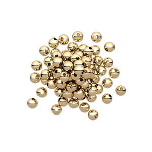 Bead 1pkg20 14Kt gold-filled, 3mm round
