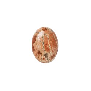 Spotted chalcedony 1pkg1, calibrated oval cab natural 18x13mm