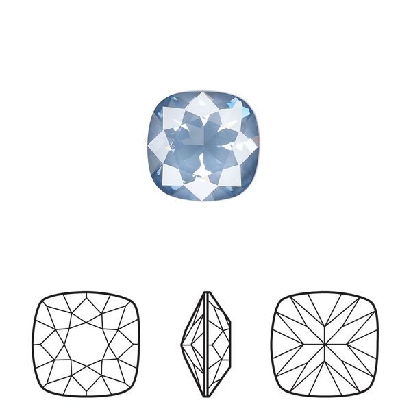 Fancy stone 1pk crystal denim ignite LacquerPRO, Crystal Passions&reg; 12mm cushion 4470 image number 0