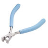 Pliers, Beadalon&reg;, banding, rubber and steel, blue, 5-1/4 inches with 3.9mm wide groove, double band, vinyl-free grips. Sold individually. image number 1