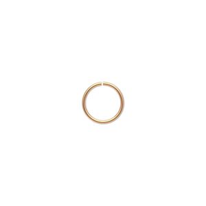 Jump ring 1pkg100 gold-plated, 9mm round, 20 gauge / 7.5mm inside diameter / brass