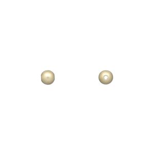 Bead 1pkg10 14Kt gold-filled, 4mm round, satin