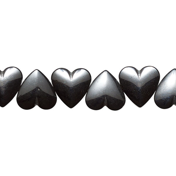 Hemalyke&trade; 1pkg1, side-drilled heart bead 15.5-16 inch 10mm image number 0