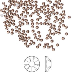 Flat back 1pkg1440, dusty rose foil back Preciosa MAXIMA Czech crystal rhinestone 1.7-1.9mm chaton rose round SS5