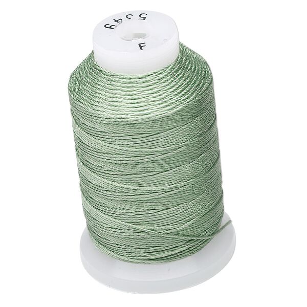 Thread, Purely Silk&trade;, medium green, size F. Sold per 140-yard spool. image number 0