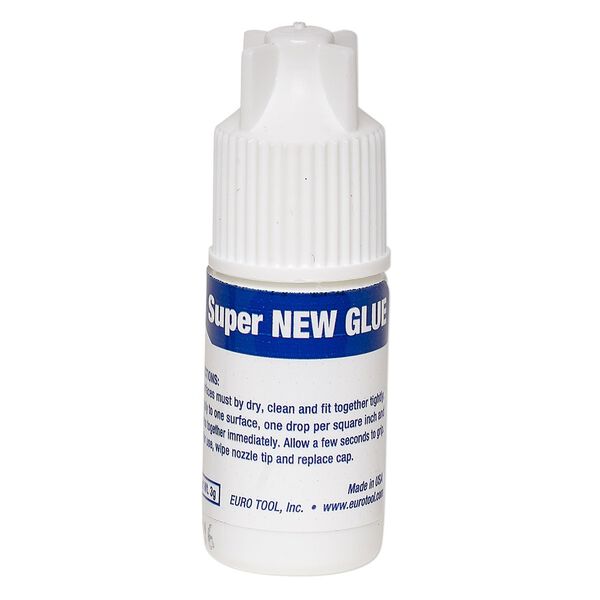 Adhesive 1pkg1 EUROTOOL&reg; Super New Glue, clear, 3g. image number 0