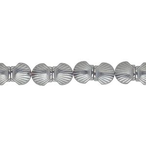 Hemalyke&trade; 1pkg1, clamshell bead 15.5-16 inch 7x6mm