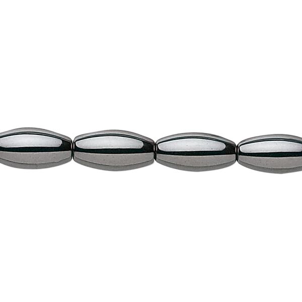 Hemalyke&trade; 1pkg1, oval bead 15.5-16 inch 12x6mm image number 0