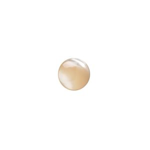 Cabochon, mother-of-pearl shell (natural), 8mm calibrated round. Sold per pkg of 4.