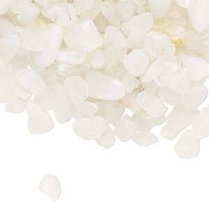 White agate 1pkg50g, undrilled inlay chip natural mini to small