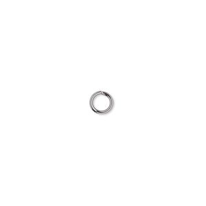 Jump ring 1pkg1000 gunmetal-plated, 5mm round, 20 gauge / 3.4mm inside diameter / brass