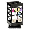 Display, acrylic, black, 12.75 x 7 x 7 inch revolving square. Sold individually. image number 1