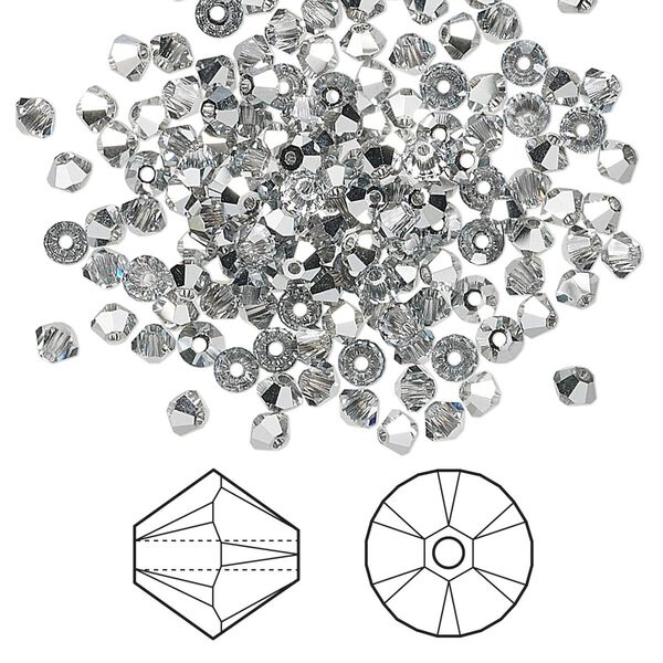 Bead 1440pk crystal CAL, Swarovski&reg; 3mm XILION bicone 5328 image number 0