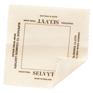 Polishing cloth, Selvyt&reg;, 5-inch square. Sold individually.