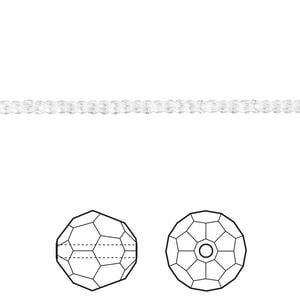 Bead 144pk crystal, Crystal Passions&reg; 2mm round 5000